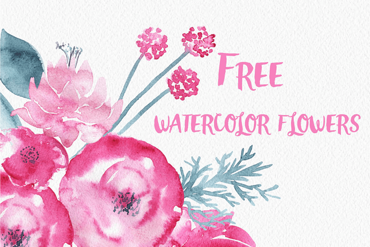 735x490 Free Floral Graphics