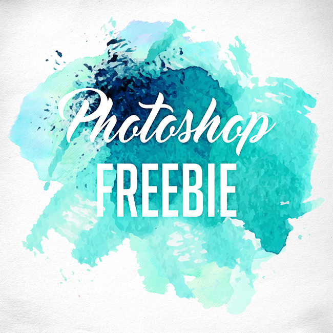 650x650 Watercolor Logos Logo Templates, Psd Files Photoshop Freebie