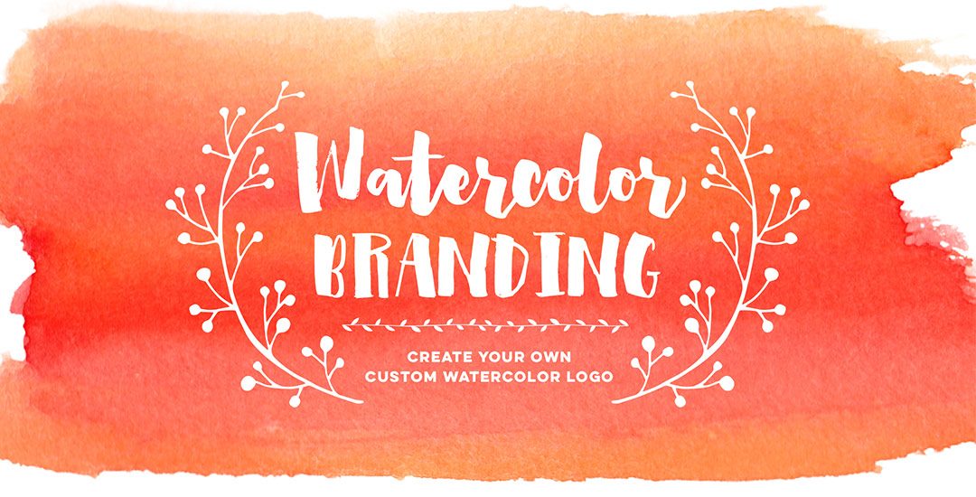 1080x550 Create Your Own Custom Watercolor Logo