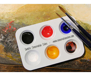300x250 Free Gamblin Conservation Colors Watercolor Paint Tray Sample