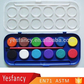 350x350 Free Samples Watercolor Paint Set 12 Colors Water Color Paint Kids