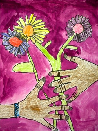 338x450 Watercolor Flower Bouquets Free Lesson Plan Download