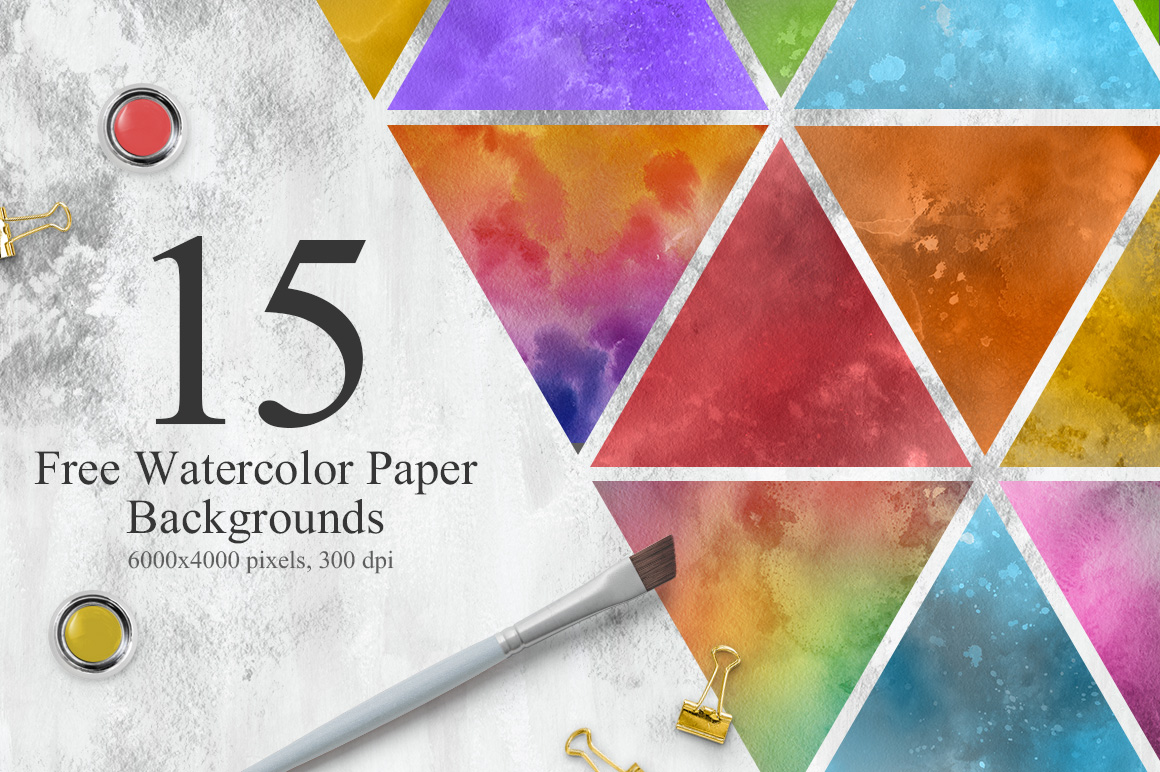 Free Watercolor Paper Background