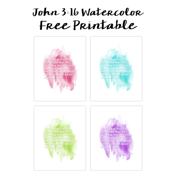 600x600 Free John 316 Watercolor Printables