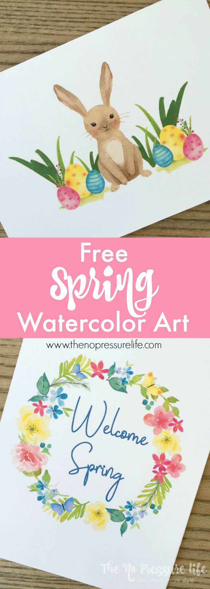 736x2061 Spring Printable Art Two Free Watercolor Prints To Decorate Your