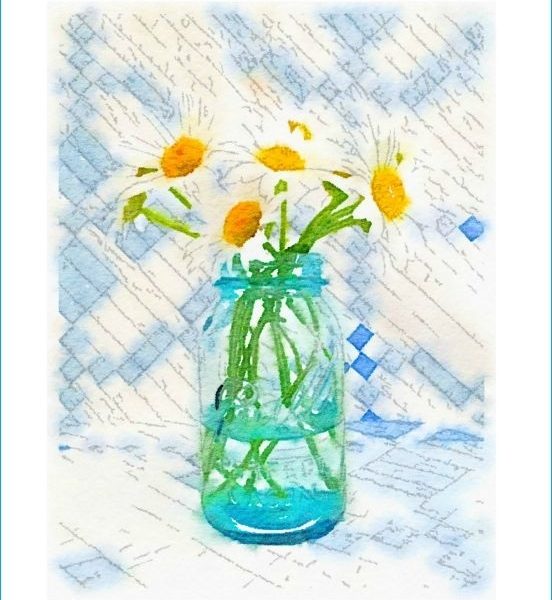 552x600 Summer Flower Watercolor Printables On Sutton Place Regarding