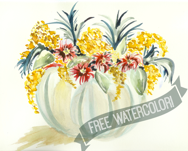 620x498 Fall Mantle With Free Cinderella Pumpkin Printable