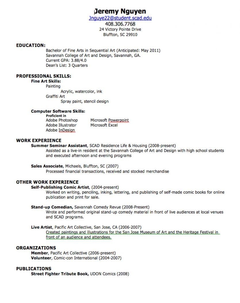 835x1055 Free Resume Templates Line Examples Best Sample For 81 Resume