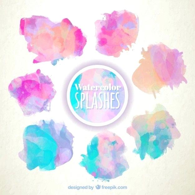 626x626 Free Watercolor Vector Splashes Set Wreath Beershirts