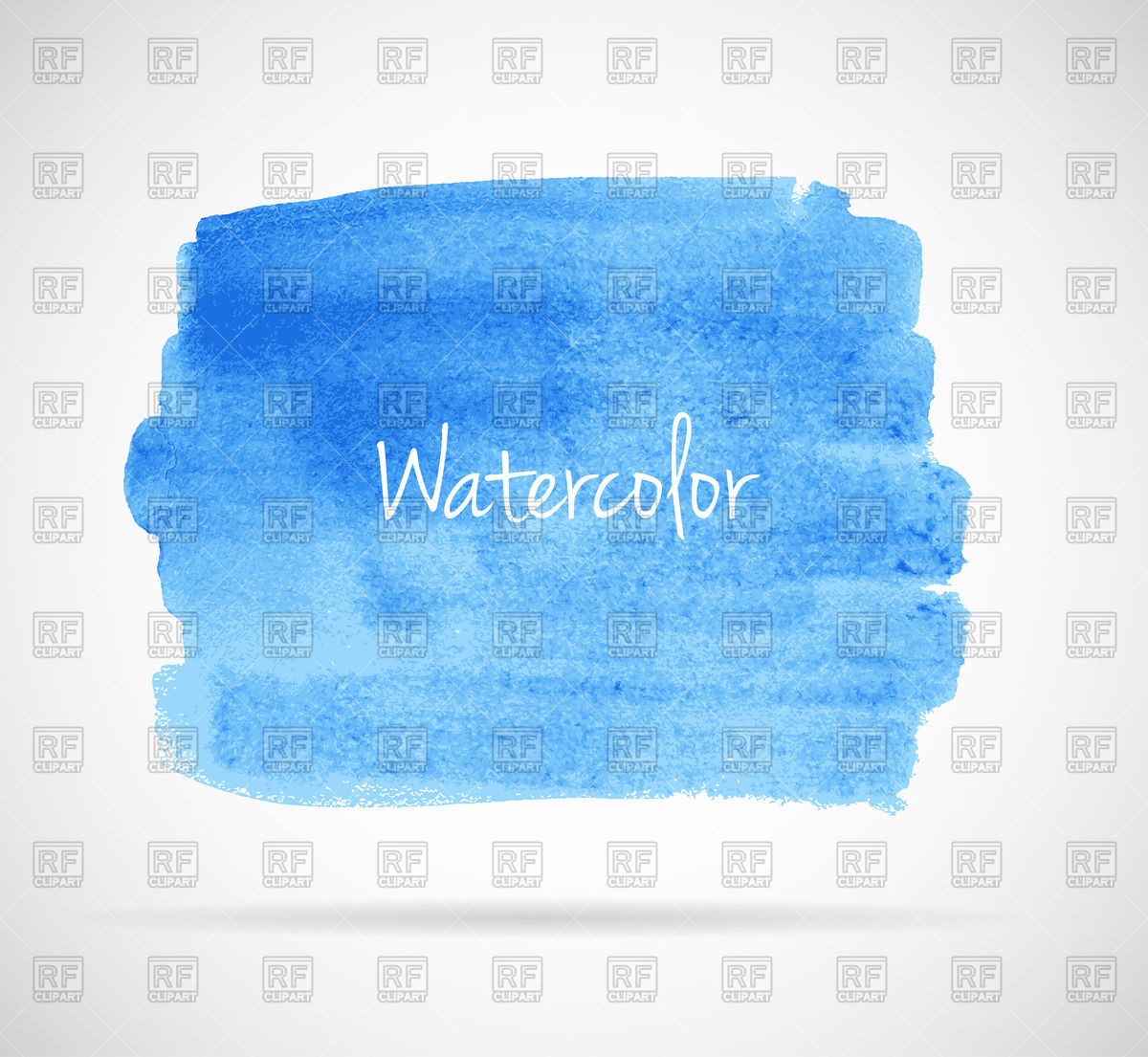 1200x1105 Painted Blue Watercolor Vector Image Vector Artwork Of