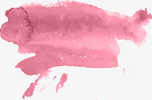 650x427 Red Ink Watercolor Vector, Watercolor Vector, Watercolor, Material