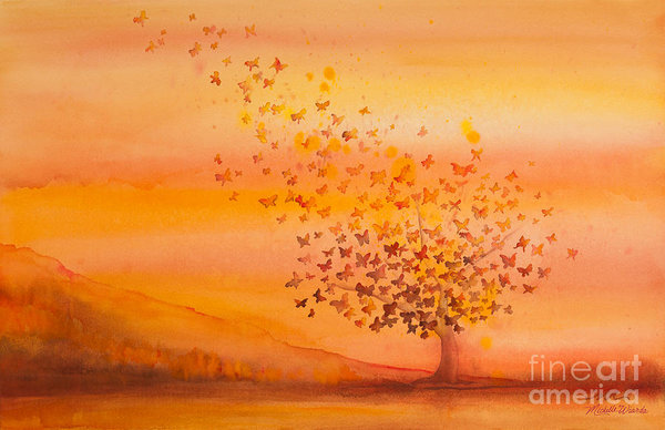 600x388 Soul Freedom Watercolor Painting Art Print By Michelle Constantine