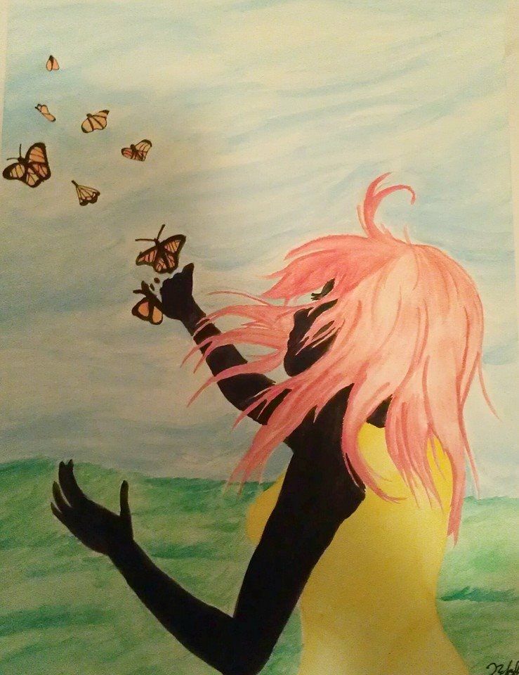 739x960 Wings Of Freedom (Watercolor) Artwork Watercolor