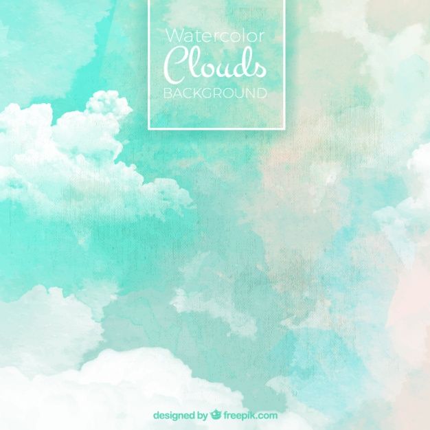 626x626 Watercolor Background With Abstract Clouds. Download Thousands Of