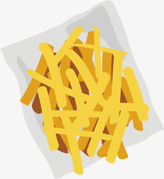 650x712 Vector Fries, Cartoon, Hand, Watercolor Png And Vector For Free