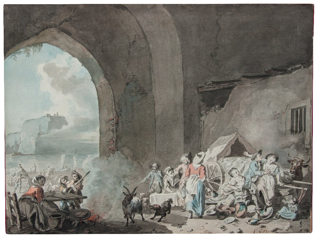 1200x907 Shepherds Under An Arch