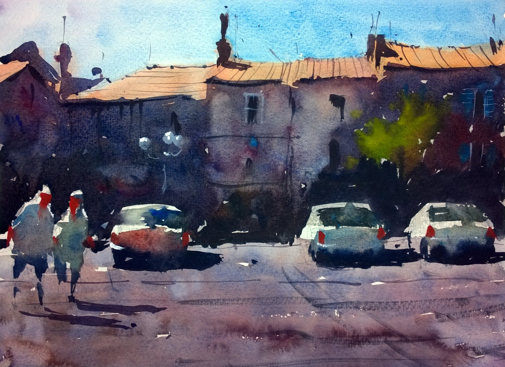 2032x1476 Watercolour Demonstration By Tim Wilmot