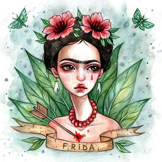 Frida Kahlo Watercolor at GetDrawings | Free download