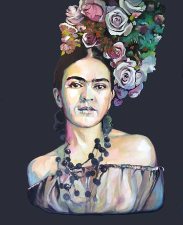 375x460 Frida Kahlo Painting By Karen Jones Saatchi Art
