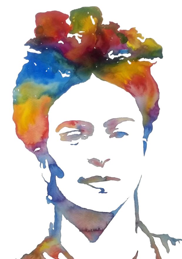 620x880 Frida, Watercolour