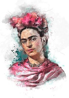 236x333 Frida Kahlo, Artwork By Noha Elfeqi Art 1 (Colorful