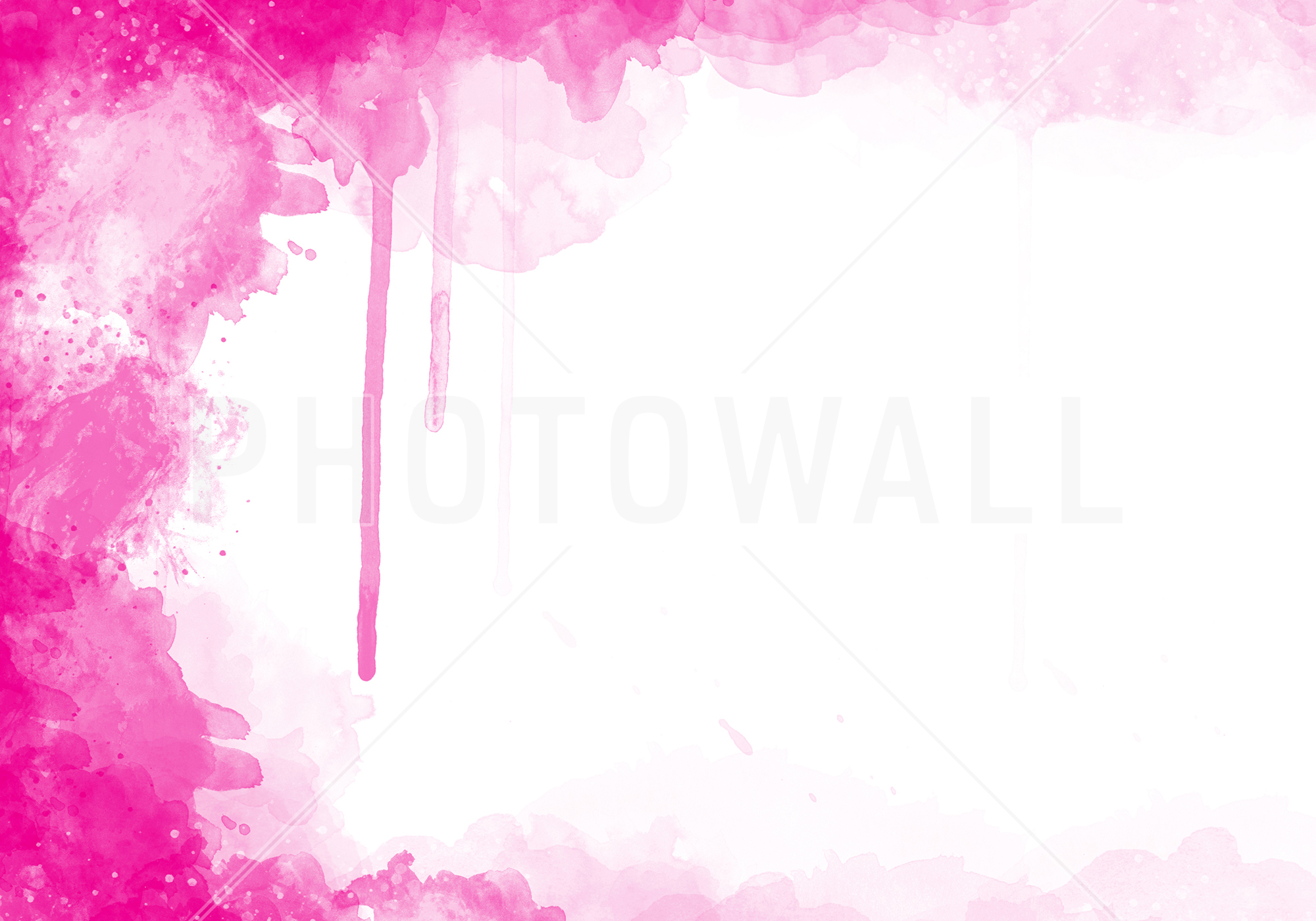 2000x1400 Fuchsia Watercolor Made To Measure Canvas Print Photowall