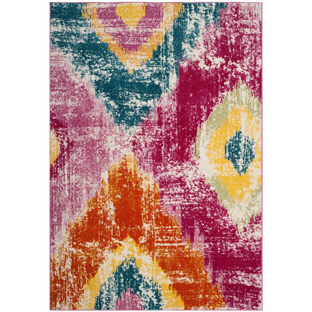 1000x1000 Safavieh Watercolor Fuchsiaorange 8 Ft. X 10 Ft. Area Rug Wtc699k