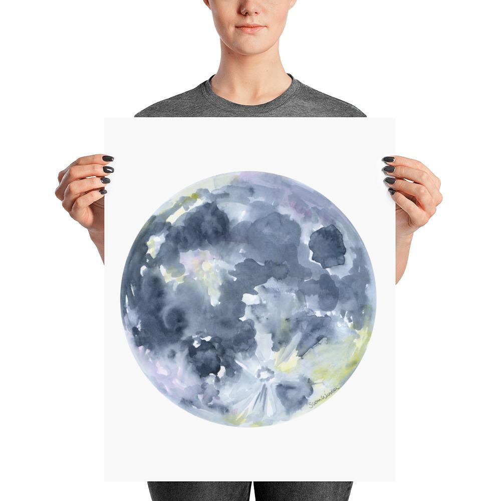 1000x1000 Full Moon Watercolor Susan Windsor