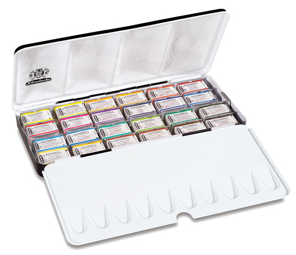 600x517 Schmincke Horadam Aquarell Watercolor Pan Sets