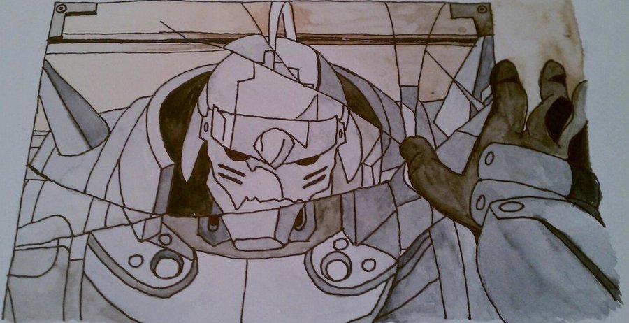 900x462 Fullmetal Alchemist Watercolor Study