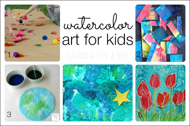 650x430 Watercolor Art For Kids