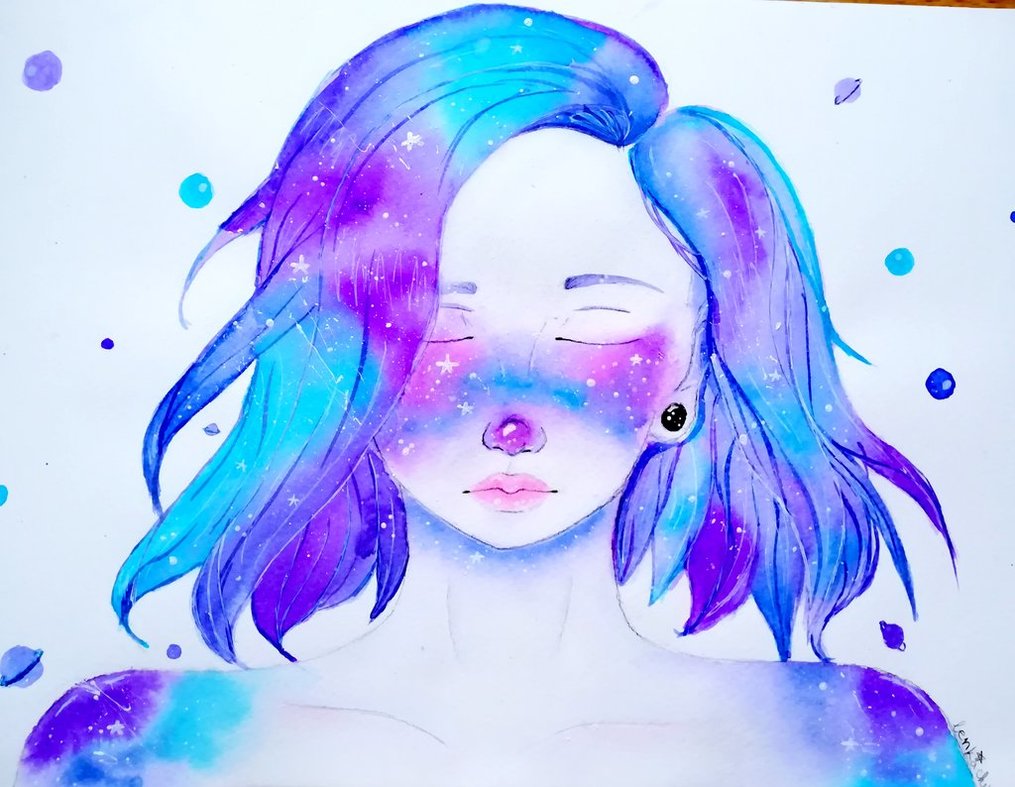1015x787 Galaxy Girl By Cute Devil Lele