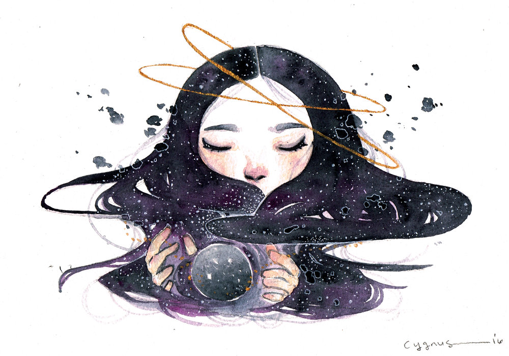 1000x700 Galaxy Girls Illustrations Jgk Illustrations