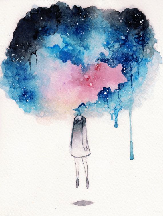 570x755 My Soul Is In The Sky Pretty Art Watercolor