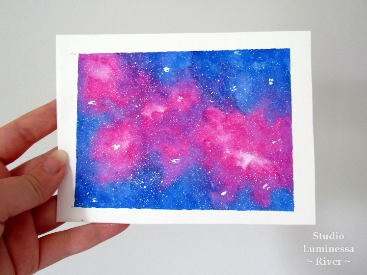 720x540 How To Paint A Galaxy In Watercolor (Beginner Tutorial) Strike A