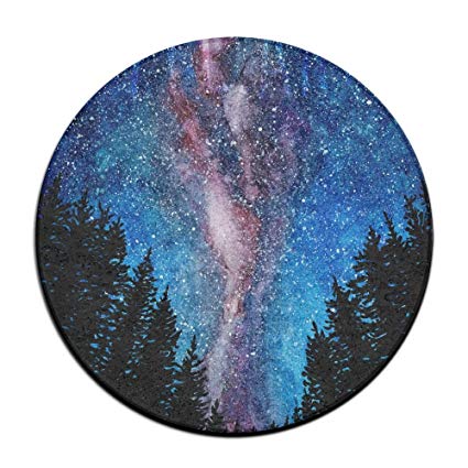 425x425 Yiot Galaxy Painting Watercolor Design Rug Non Skid