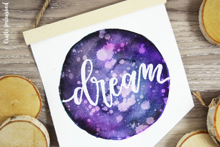 750x500 Galaxy Watercolor Tutorial With Brush Markers