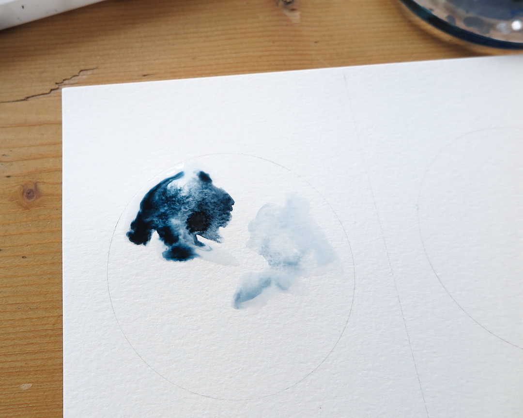 1080x863 How To Paint A Galaxy With Watercolors Tangled Pen