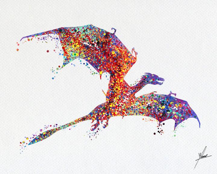 720x576 Game Of Thrones Season 3 Watercolor Illustrations Wall Art Poster