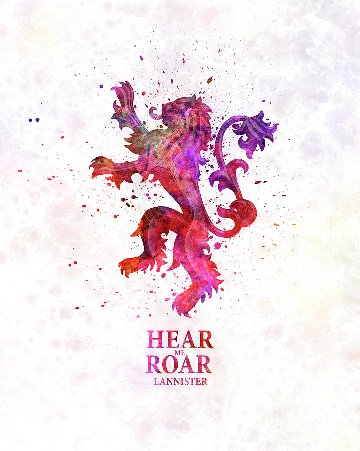 720x900 Lannister In Watercolor Art Colorful Painting By Pablo Romero