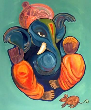 375x452 Ganesh In Watercolour Painting By Deepal Mandaliya Saatchi Art