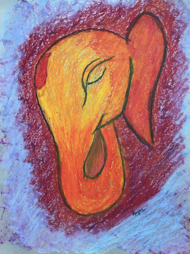 770x1027 Lord Ganesha Drawing By Ranjani Raghavan Saatchi Art
