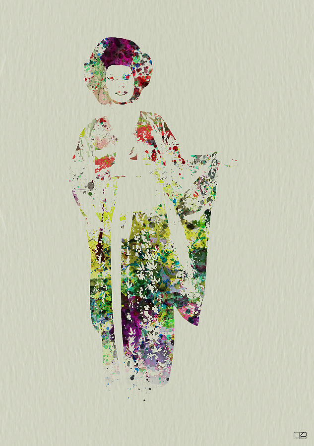 633x900 Geisha Painting By Naxart Studio