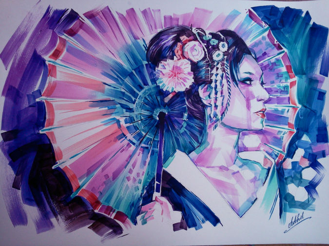 675x506 Watercolor Portraits By Arthit Lertlalitkul