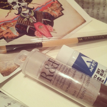 360x360 Strathmore 500 Series Gemini Watercolor Paper Vintage Grrl In A