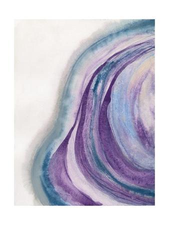 338x450 Watercolor Geode I Art Print By Chris Paschke