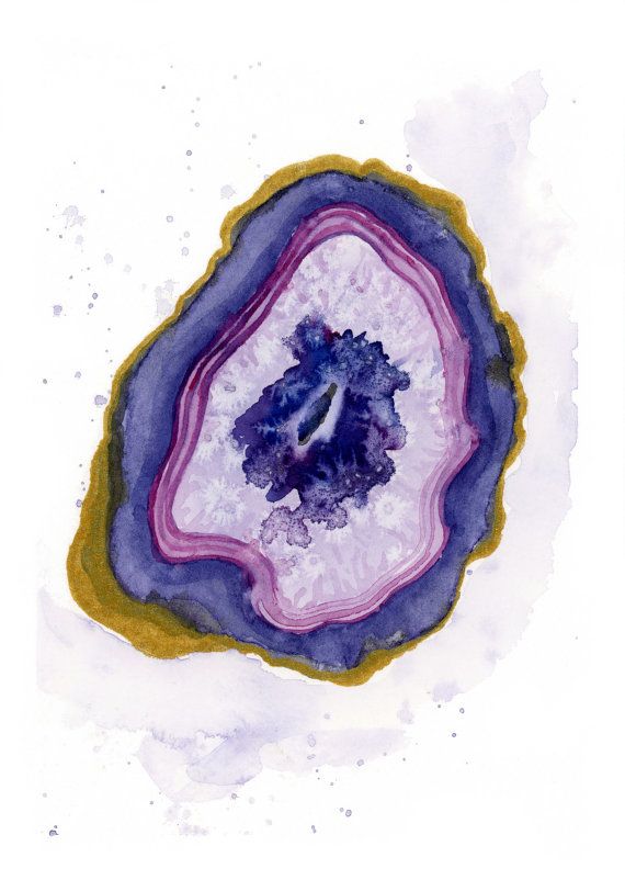570x802 Agate Art Print