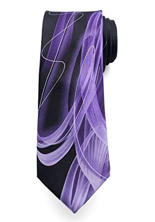 312x445 Jerry Garcia Mens Designer Pure Silk Tie Geometric Watercolor