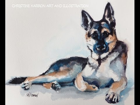 480x360 Watercolor Demo Speed Painting Gsd By Ch.karron