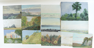 300x153 Grouping Of German Watercolors Lot Art